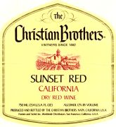 Christian Brothers_sunset red